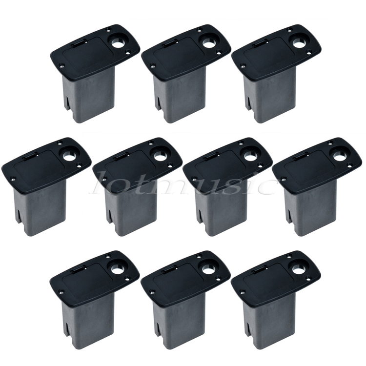 10pcs 9V Battery Holder box For Guitar Bass Electronics Preamp,Square Black 10pcs 9V Battery Holder box For Guitar Bass Electronics Preamp,Square Black