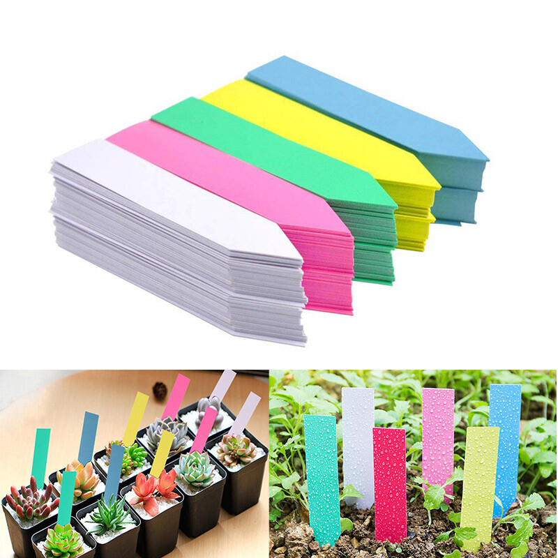 100Pcs Reusable Plants Labels Waterproof Nursery Garden Plant Plastic Tags 100Pcs Reusable Plants Labels Waterproof Nursery Garden Plant Plastic Tags
