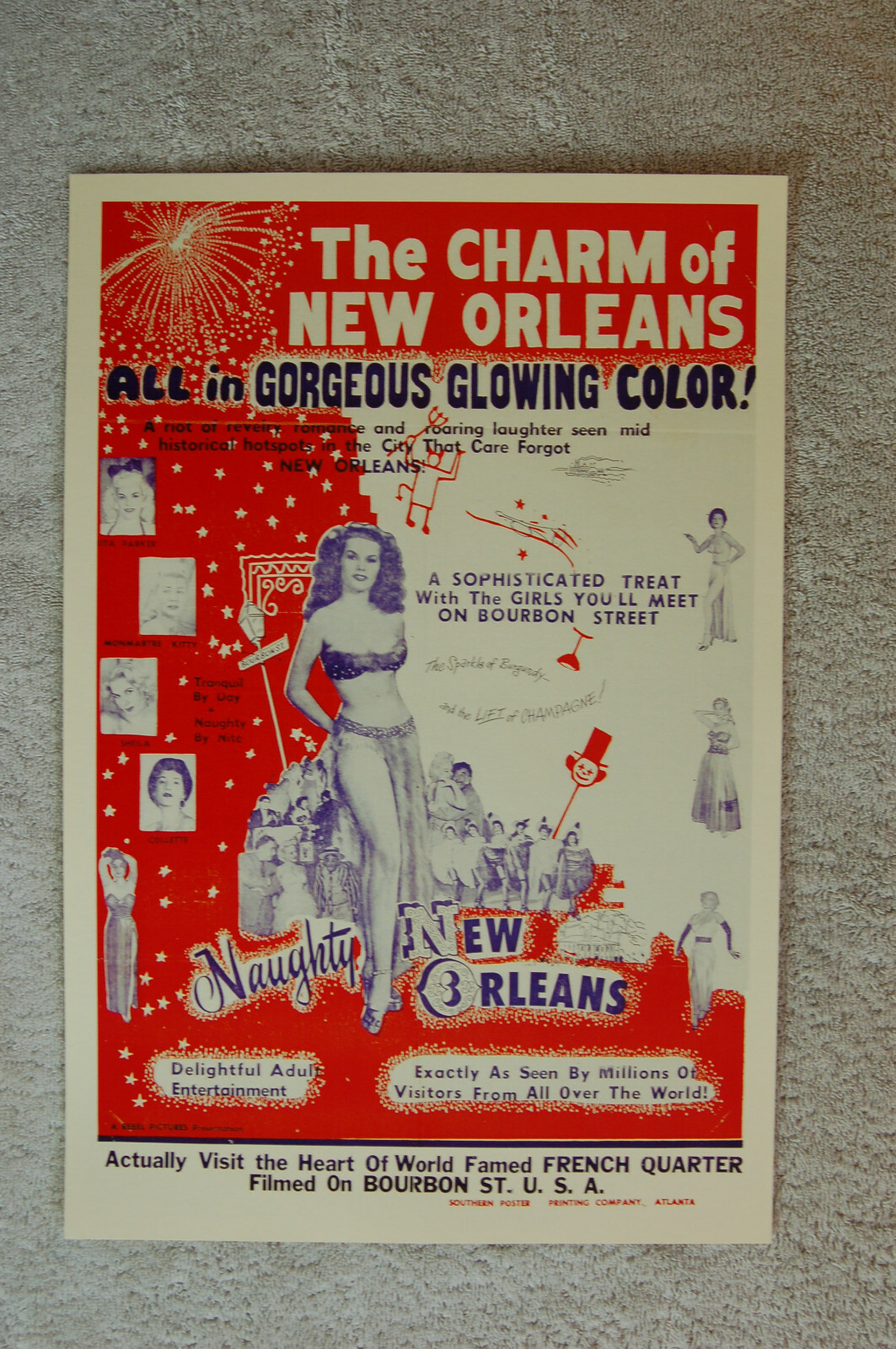 The Charm of New Orleans Lobby Card Movie Poster The Charm of New Orleans Lobby Card Movie Poster