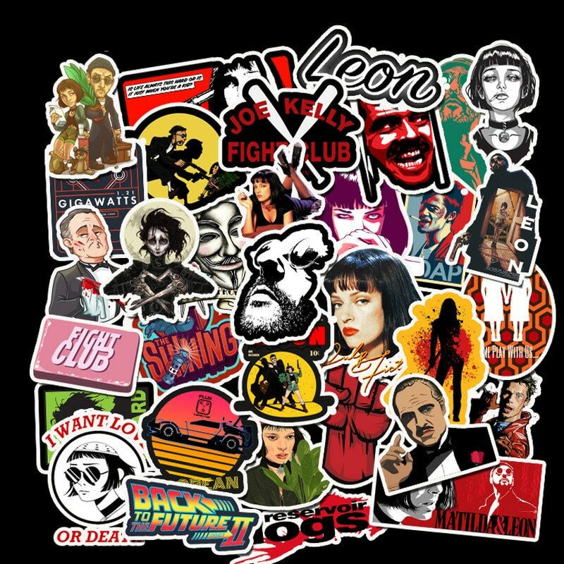 50 Skateboard Stickers bomb Vinyl Laptop Luggage Classic Movies Sticker Lot cool 50 Skateboard Stickers bomb Vinyl Laptop Luggage Classic Movies Sticker Lot cool