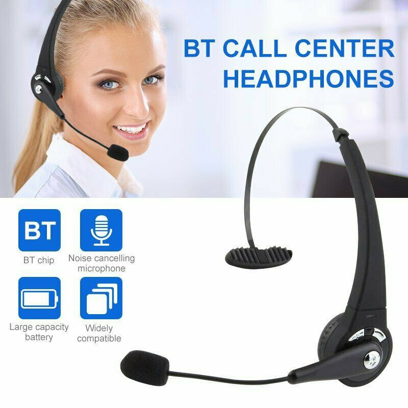 Wireless Headset Truck Driver Noise Cancelling Over-Head Bluetooth Headphones Wireless Headset Truck Driver Noise Cancelling Over-Head Bluetooth Headphones