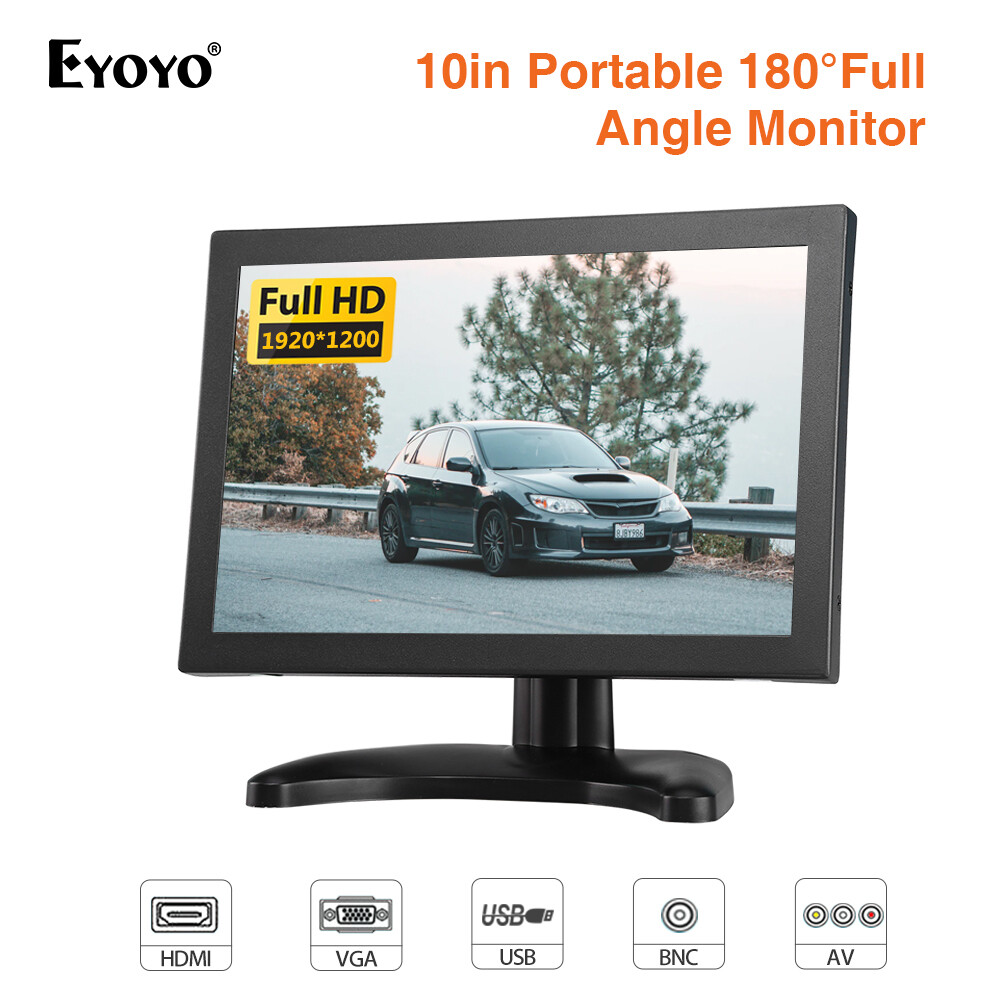 EYOYO 10in 1920X1200 Monitor Full View EDP With BNC HD Input For Computer Laptop EYOYO 10in 1920X1200 Monitor Full View EDP With BNC HD Input For Computer Laptop