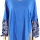Style & Co. Women’s Top Blue Size 1X Paisley Print Striped Scoop Neck #146 Style & Co. Women’s Top Blue Size 1X Paisley Print Striped Scoop Neck #146