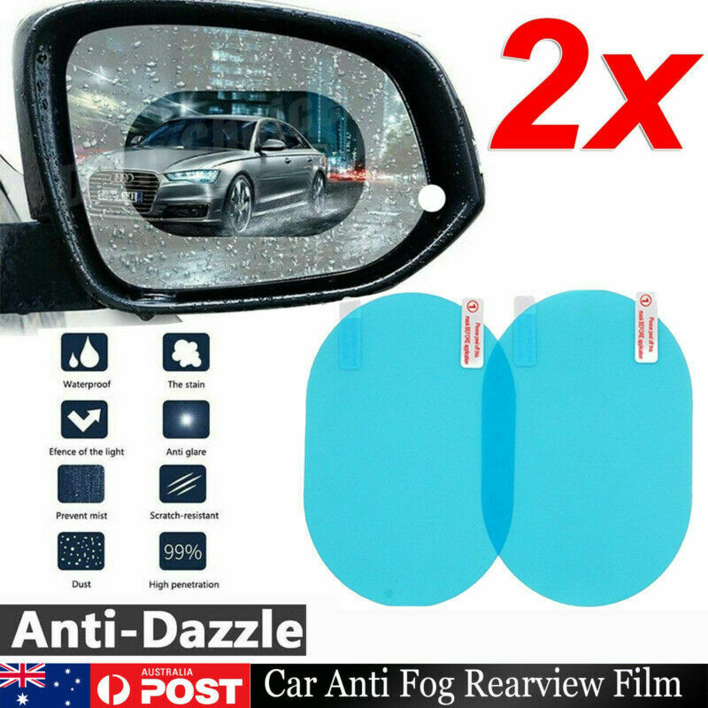 Car Rearview Mirror Sticker Anti-fog Protective Film Rain Shield Accessories NEW Car Rearview Mirror Sticker Anti-fog Protective Film Rain Shield Accessories NEW