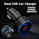 3.1A USB Car Cigarette Phone Charger Lighter Digital LED Accessories Universal 3.1A USB Car Cigarette Phone Charger Lighter Digital LED Accessories Universal