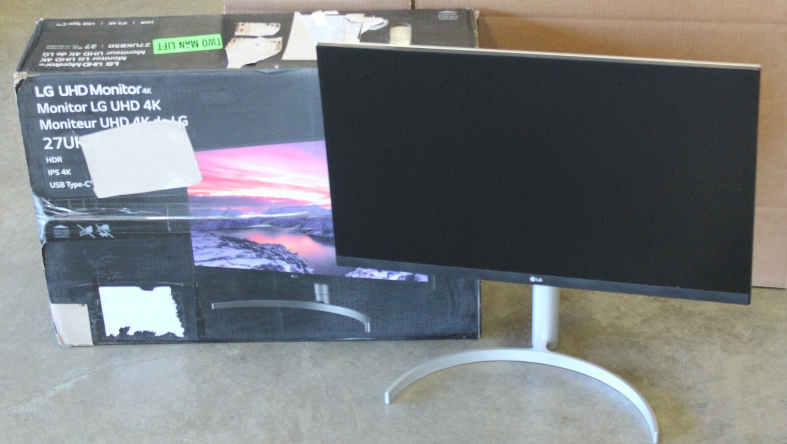 LG 27UK850-W 27-inch 4K UHD IPS LED Monitor 3840X2160 @ 60Hz 16:9 NEW OPEN BOX