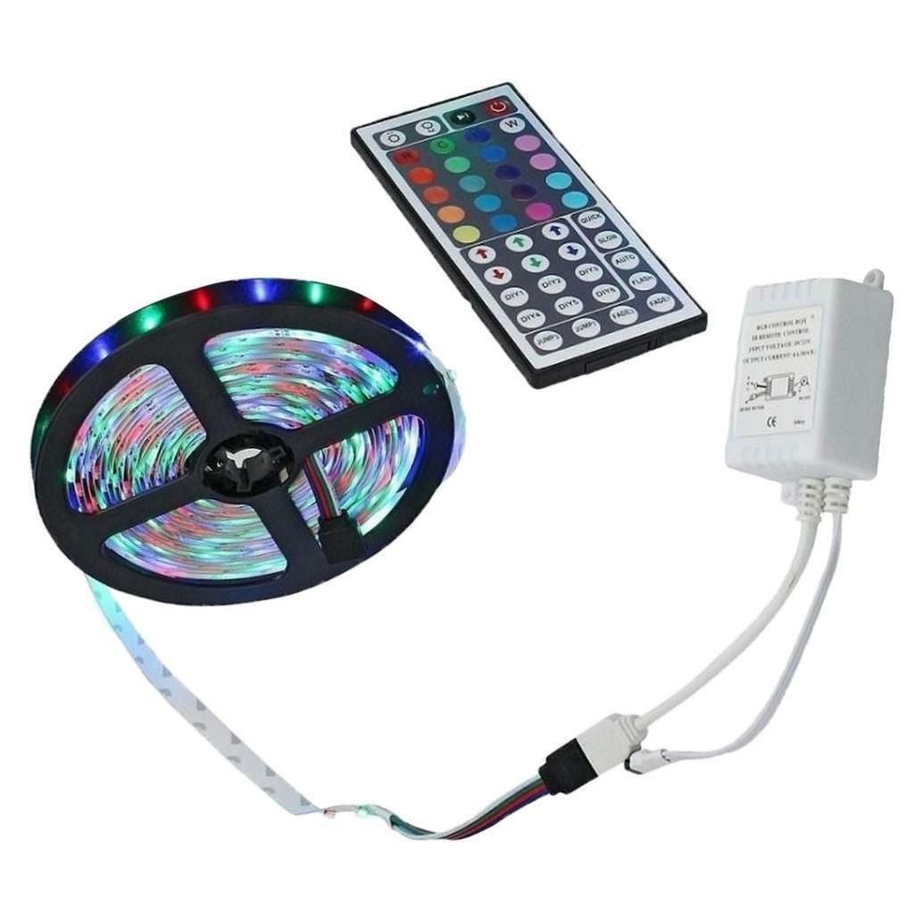 4.8W 5m LED Light Strips SMD 3528 RGB Flexible Home Shop Cub Decoration 4.8W 5m LED Light Strips SMD 3528 RGB Flexible Home Shop Cub Decoration