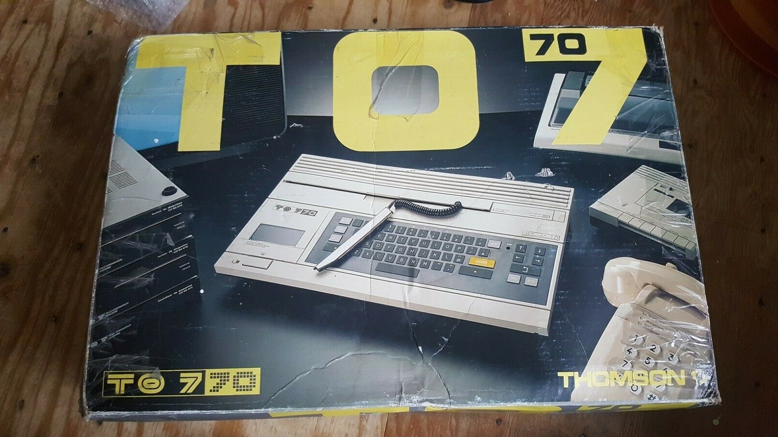 Vintage French Thomson TO 770 Computer with BOX and accessories!