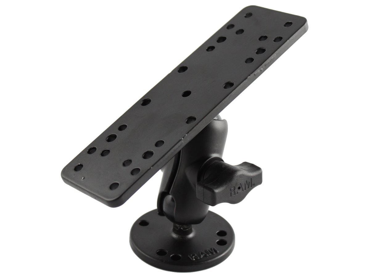 RAM Short Arm Mount f/ Fishfinder Marine Electronics Gimbal Bracket RAM-B-111U-A RAM Short Arm Mount f/ Fishfinder Marine Electronics Gimbal Bracket RAM-B-111U-A
