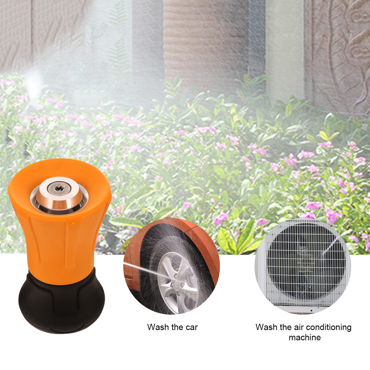 Fire Hose Nozzle High Pressure Garden Sprayer Powerful Washing Water Gun Fire Hose Nozzle High Pressure Garden Sprayer Powerful Washing Water Gun