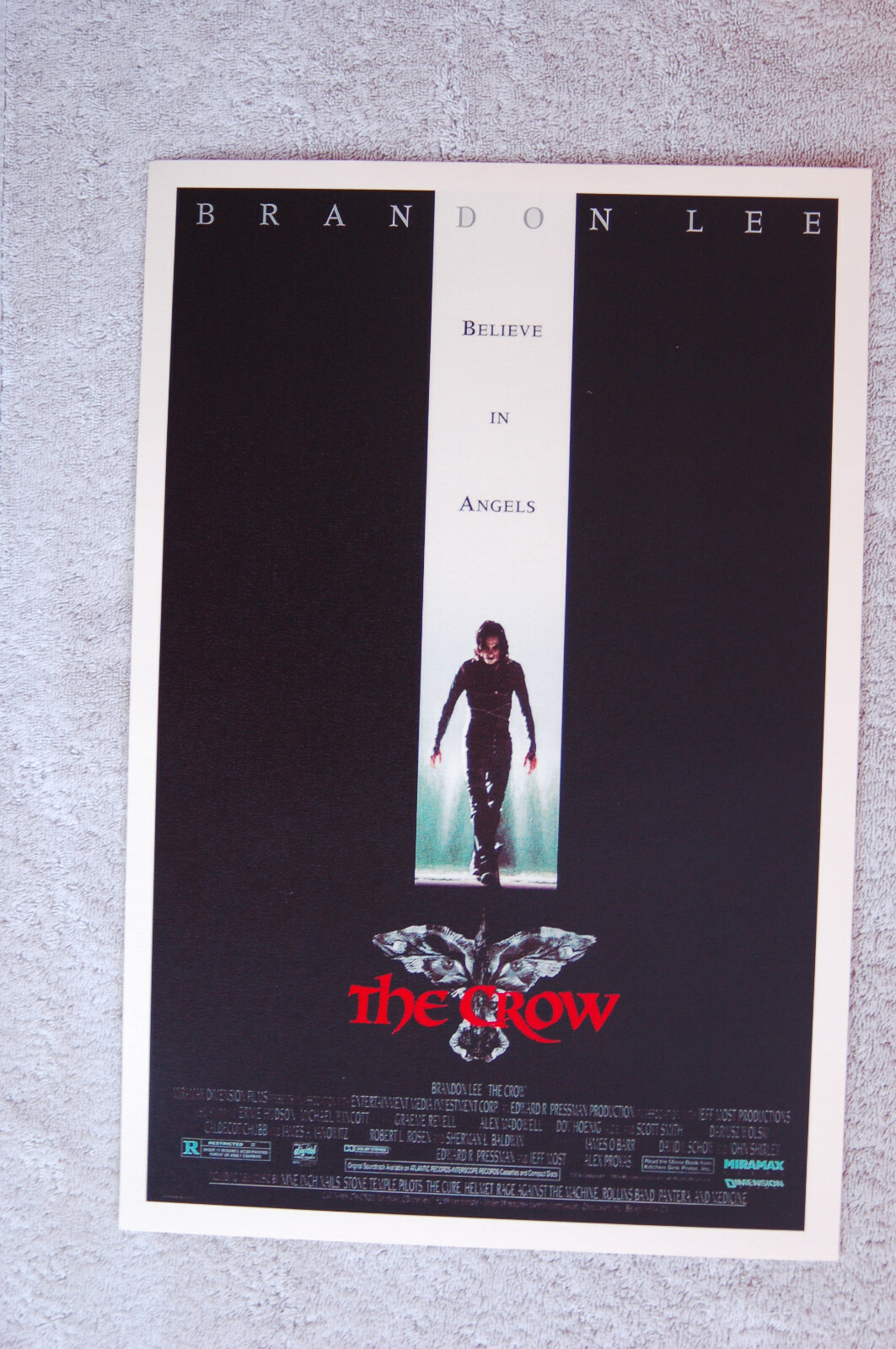 The Crow Lobby Card Movie Poster Brandon Lee The Crow Lobby Card Movie Poster Brandon Lee
