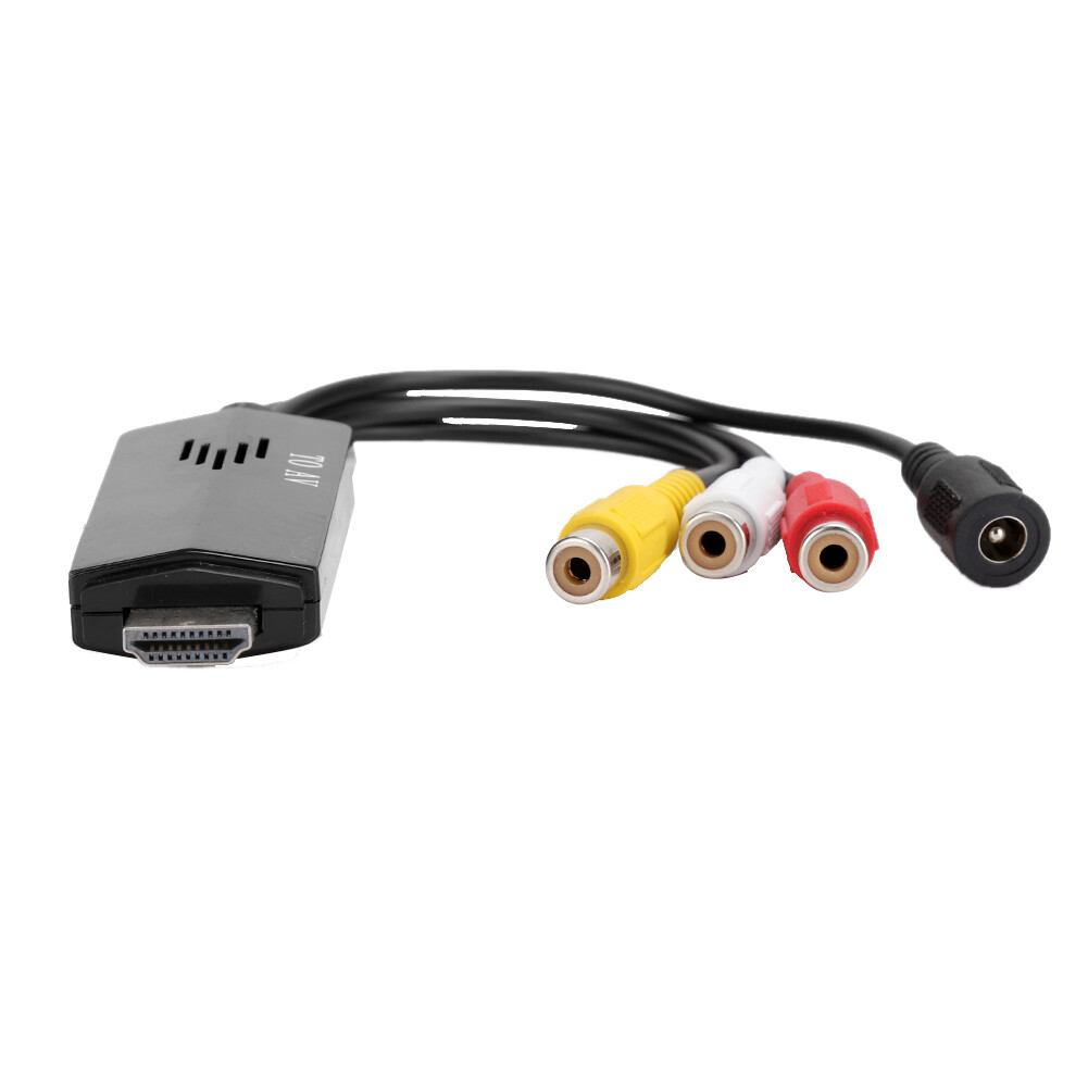 Video Adapter Pofessional Audio Converter To Converter Mini For TV VHS VCR DVD