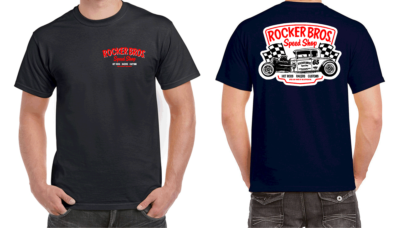ROCKER BROS HOT ROD T-SHIRT T SHIRT CLOTHING APPAREL HOT ROD ROCKABILLY TSHIRT ROCKER BROS HOT ROD T-SHIRT T SHIRT CLOTHING APPAREL HOT ROD ROCKABILLY TSHIRT