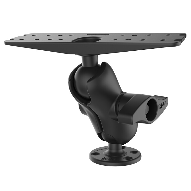 RAM Large Marine Electronics Short Arm Mount with 2.25″ Ball Base RAM-D-111U-C RAM Large Marine Electronics Short Arm Mount with 2.25″ Ball Base RAM-D-111U-C