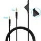 Earphone Cable Audios Cord with Tuning Function for Lo-gitech As-tro A10 A40tr Earphone Cable Audios Cord with Tuning Function for Lo-gitech As-tro A10 A40tr