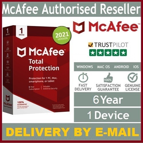 McAfee Total Protection 2019/2020 10 User/PC Internet Security Windows 10 NEW McAfee Total Protection 2019/2020 10 User/PC Internet Security Windows 10 NEW