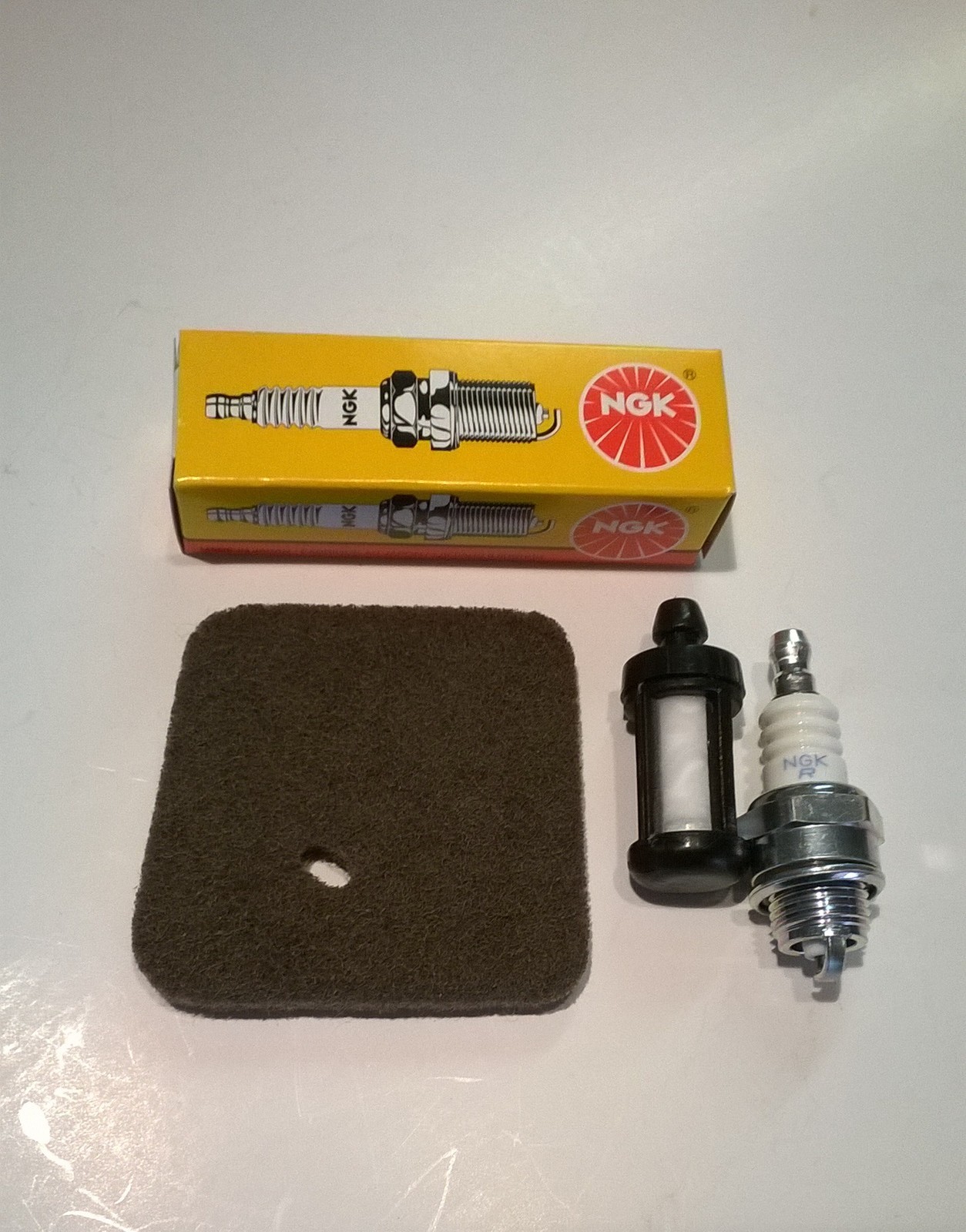 STIHL BRUSHCUTTER ENGINE SERVICE KIT, FS38, FS45, FS55. AIR & FUEL FILTER, PLUG STIHL BRUSHCUTTER ENGINE SERVICE KIT, FS38, FS45, FS55. AIR & FUEL FILTER, PLUG