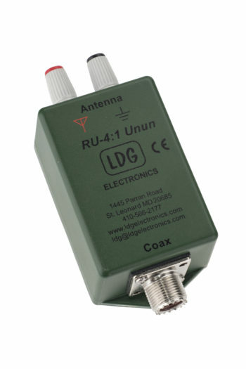 LDG Electronics RU-4:1 – UNUN, 200 W, 4:1 Ratio, 1.8-30 MHz, Ferrite Core, SO239 LDG Electronics RU-4:1 – UNUN, 200 W, 4:1 Ratio, 1.8-30 MHz, Ferrite Core, SO239