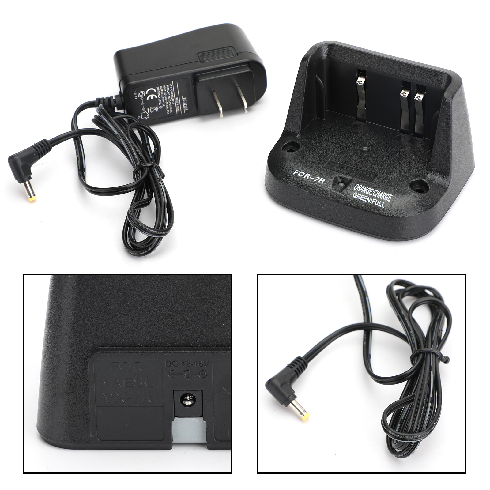 1PC Desktop Battery Rapid Charger For YAESU VX-5R VX-7R VX-6R Radio USA Plug New 1PC Desktop Battery Rapid Charger For YAESU VX-5R VX-7R VX-6R Radio USA Plug New