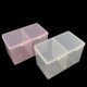 Desktop Cotton Swab Storage Box Simple Transparent Makeup Case for Women 2pcs Desktop Cotton Swab Storage Box Simple Transparent Makeup Case for Women 2pcs