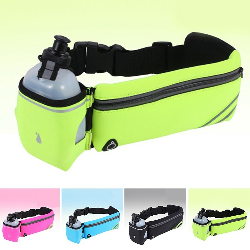 4 Colors Waist Bag Pouch Sports Adjustable Waterproof Fitness Stretch Outdoor