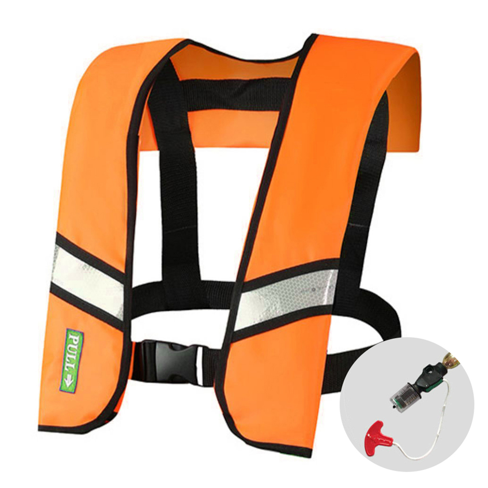 Manual / Automatic Inflatable Life Jacket Adult Life Vest Water Sports S2X3
