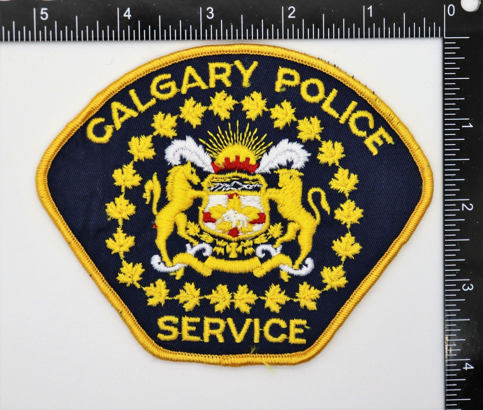 CALGARY CANADA POLICE SERVICE PATCH Vintage Original CALGARY CANADA POLICE SERVICE PATCH Vintage Original