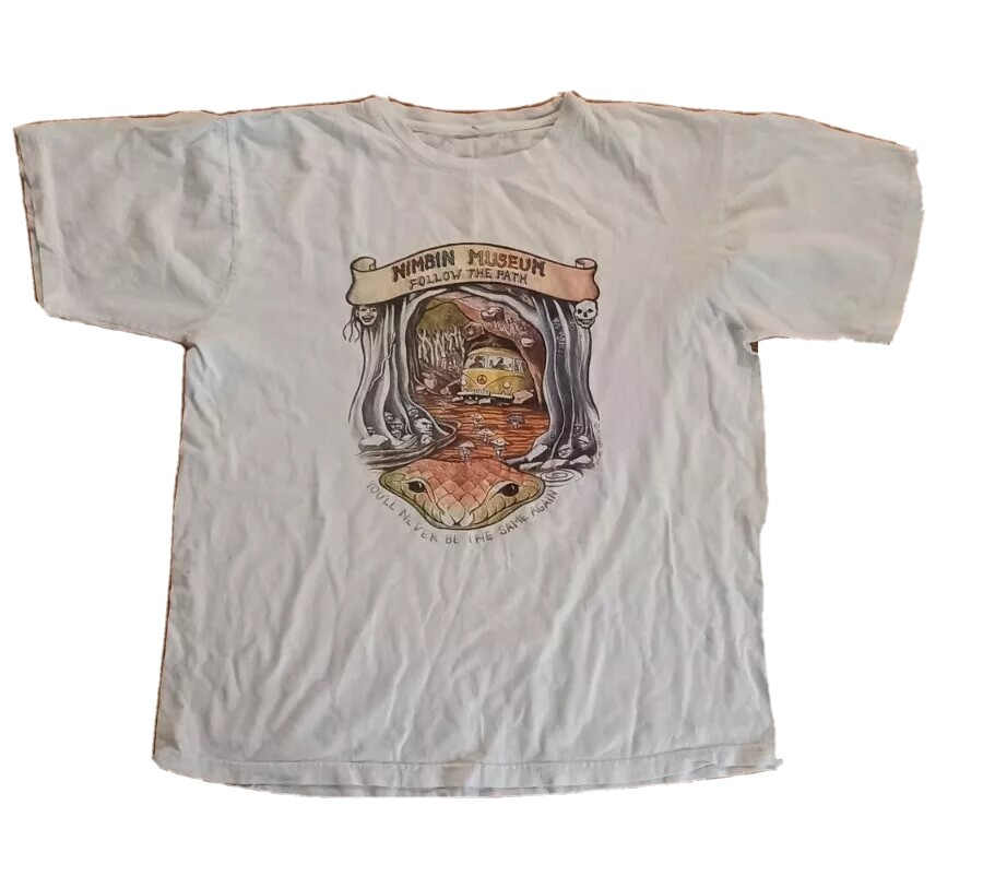 NIMBIN Museum Clothing Men’s VW Kombi Van T-Shirt Size XL Nimbin Hemp RARE NIMBIN Museum Clothing Men’s VW Kombi Van T-Shirt Size XL Nimbin Hemp RARE