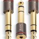 Aurum Cables 3-Pack 6.35Mm Male To .5Mm Female Stereo Adapter Electronics New Aurum Cables 3-Pack 6.35Mm Male To .5Mm Female Stereo Adapter Electronics New