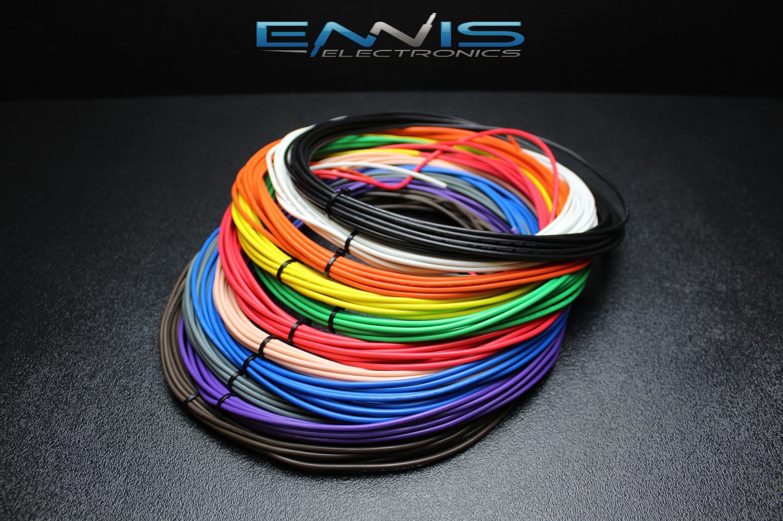 16 GAUGE WIRE 275 FT ENNIS ELECTRONICS 25FT EA 11 COLORS PRIMARY AWG COPPER CLAD 16 GAUGE WIRE 275 FT ENNIS ELECTRONICS 25FT EA 11 COLORS PRIMARY AWG COPPER CLAD