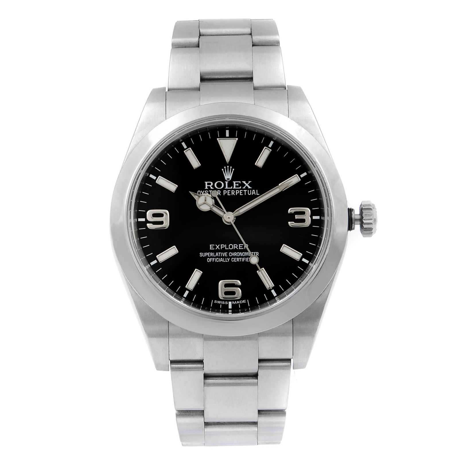 Rolex Explorer 39mm Stainless Steel Black Dial Automatic Mens Watch 214270 Rolex Explorer 39mm Stainless Steel Black Dial Automatic Mens Watch 214270