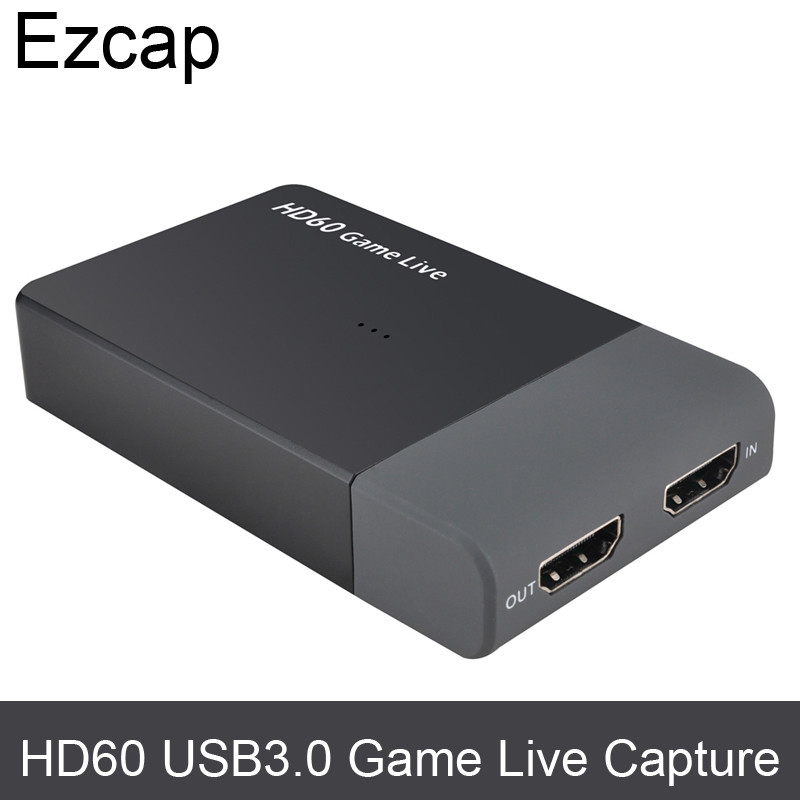HDMI Game Capture Card USB 3.0 1080P Audio Video Record Live Streaming Mic Loop
