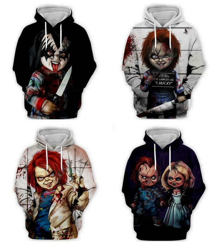 Fashion Child’s play Chucky 3D Print Men/Women’s Casual hoodies Sweatshirts 2021