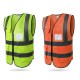 Outdoor Reflective vest Sports Cycling Safety Pockets Zipper Fluorescent Outdoor Reflective vest Sports Cycling Safety Pockets Zipper Fluorescent