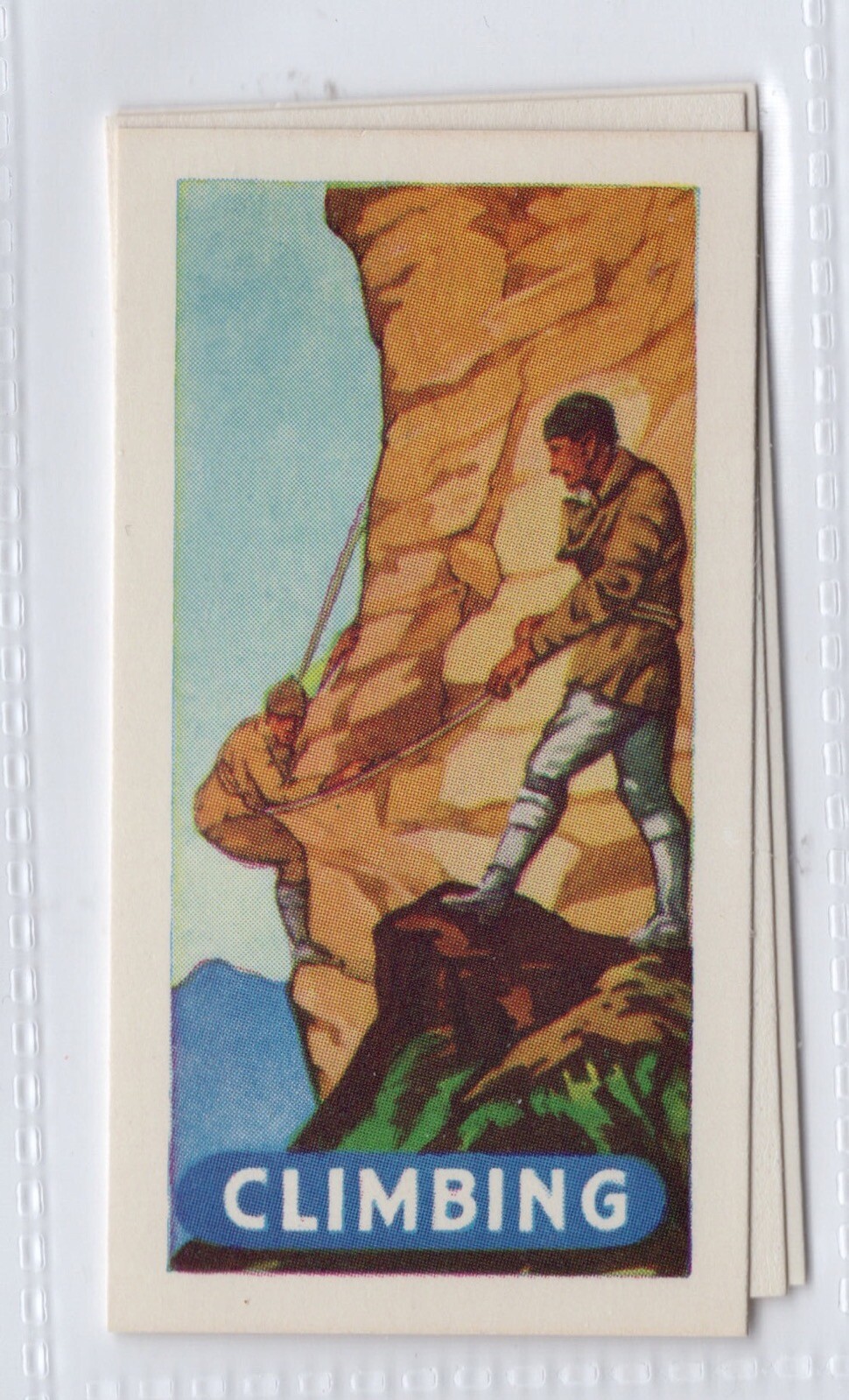 Sports and Games 1954. Rock climbing