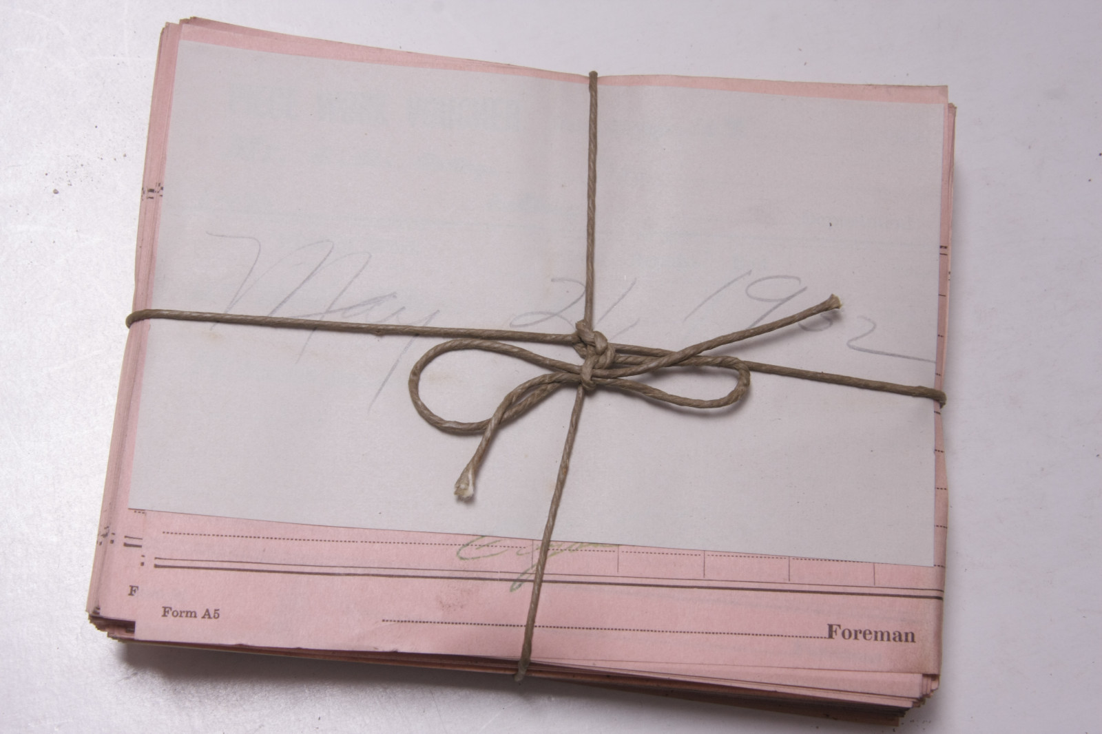 May 21 1932 Lamson Goodnow Piece Work Voucher Maunfacturing Pay Ephemera E13F May 21 1932 Lamson Goodnow Piece Work Voucher Maunfacturing Pay Ephemera E13F