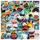 100x Outdoor Wild Stickers Vinyl Decals Luggage Skateboard Laptop Motorcycle Car 100x Outdoor Wild Stickers Vinyl Decals Luggage Skateboard Laptop Motorcycle Car