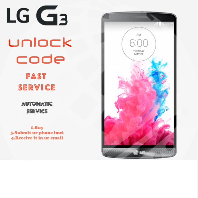 Factory UNLOCK SERVICE/CODE FOR AT&T LG series Clear IMEI
