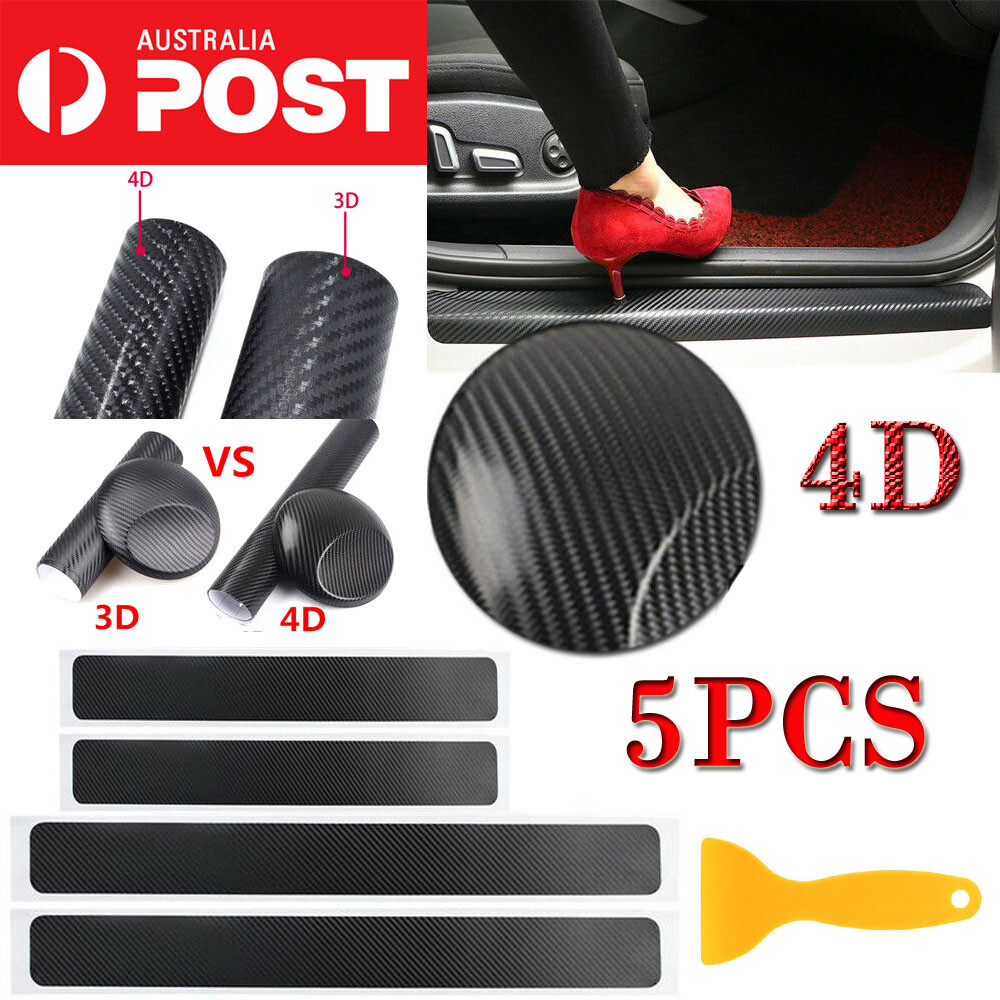 Anti-Kick Carbon Fiber Car Accessories Auto Door Sill Scuff Protector Stickers Anti-Kick Carbon Fiber Car Accessories Auto Door Sill Scuff Protector Stickers