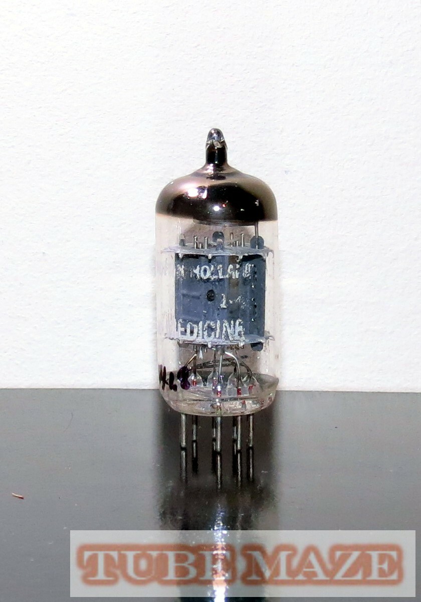 RARE Amperex “Electronics for Medicine” 12ax7/ECC83 tube – Tests NOS RARE Amperex “Electronics for Medicine” 12ax7/ECC83 tube – Tests NOS