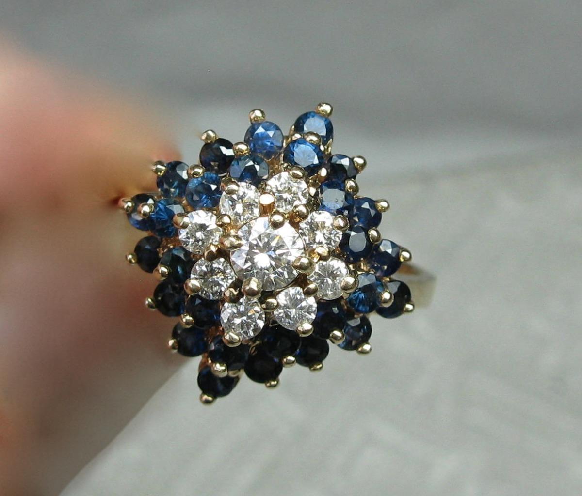 84CT Sapphire .6CT Diamond Ring 14K Gold Wedding Engagement Appraised 84CT Sapphire .6CT Diamond Ring 14K Gold Wedding Engagement Appraised
