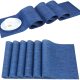 Blue PVC Woven Placemats Kitchen Dining Table Runner Mat Set Washable Non-Slip Blue PVC Woven Placemats Kitchen Dining Table Runner Mat Set Washable Non-Slip
