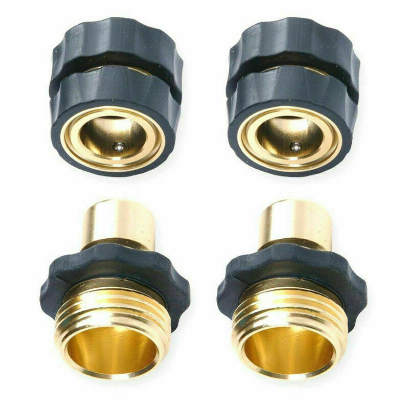 1 Pair x Garden Hose Connector Quick Connect Fitting 3 J6H5 Hose-Water 2019 M8D4