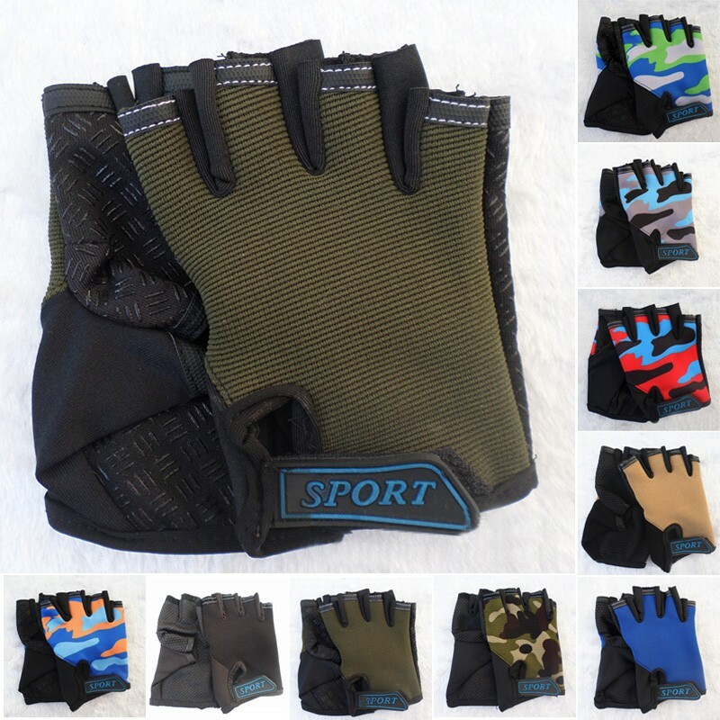 Outdoor Sports Gloves Skating Sports Cloth Fingerless Colorful Perfect