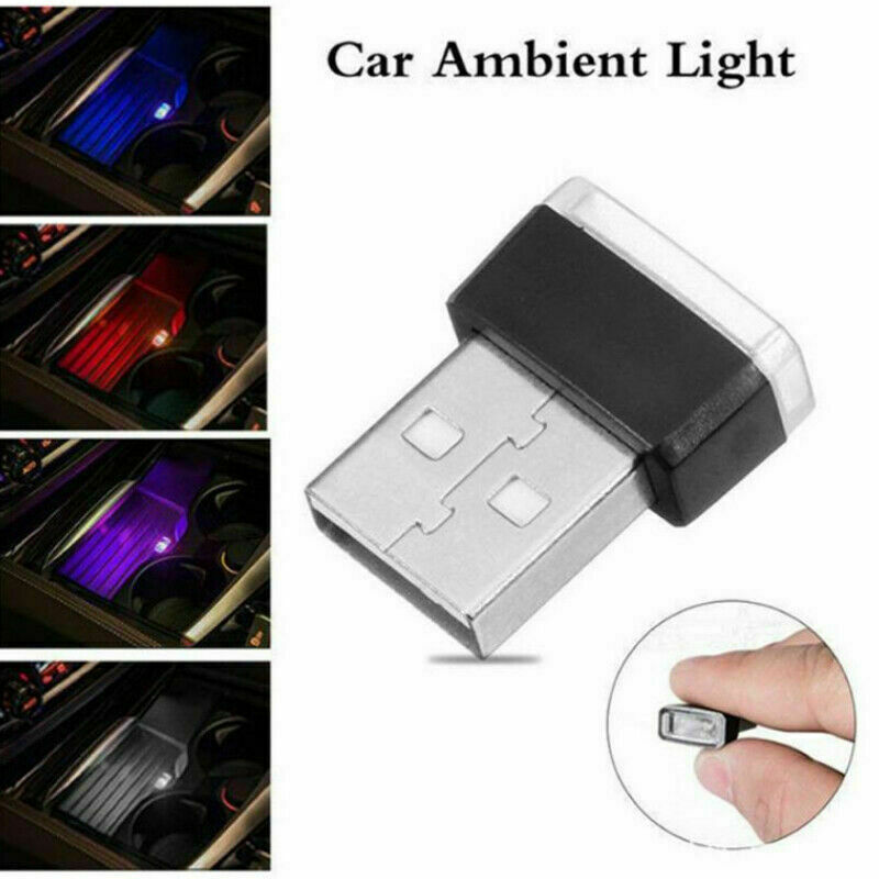 1× USB LED SUV Interior Light Neon Atmosphere Ambient Lamp Bulb Car Accessories 1× USB LED SUV Interior Light Neon Atmosphere Ambient Lamp Bulb Car Accessories