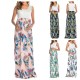 Women Printed O Neck Sleeveless Long Dress Robe Grossesse Clothes Pregnant Dress Women Printed O Neck Sleeveless Long Dress Robe Grossesse Clothes Pregnant Dress