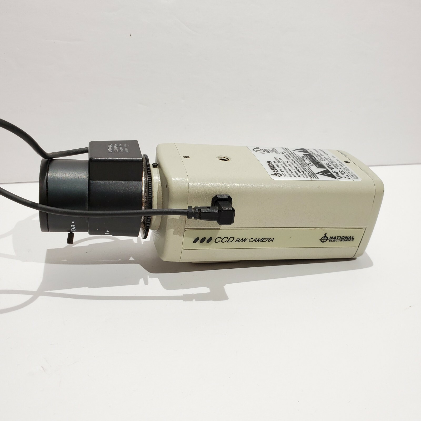 National Electronics CCD B/W Camera Model: NL2332 Surveillance CCTV Mftg 2003 National Electronics CCD B/W Camera Model: NL2332 Surveillance CCTV Mftg 2003
