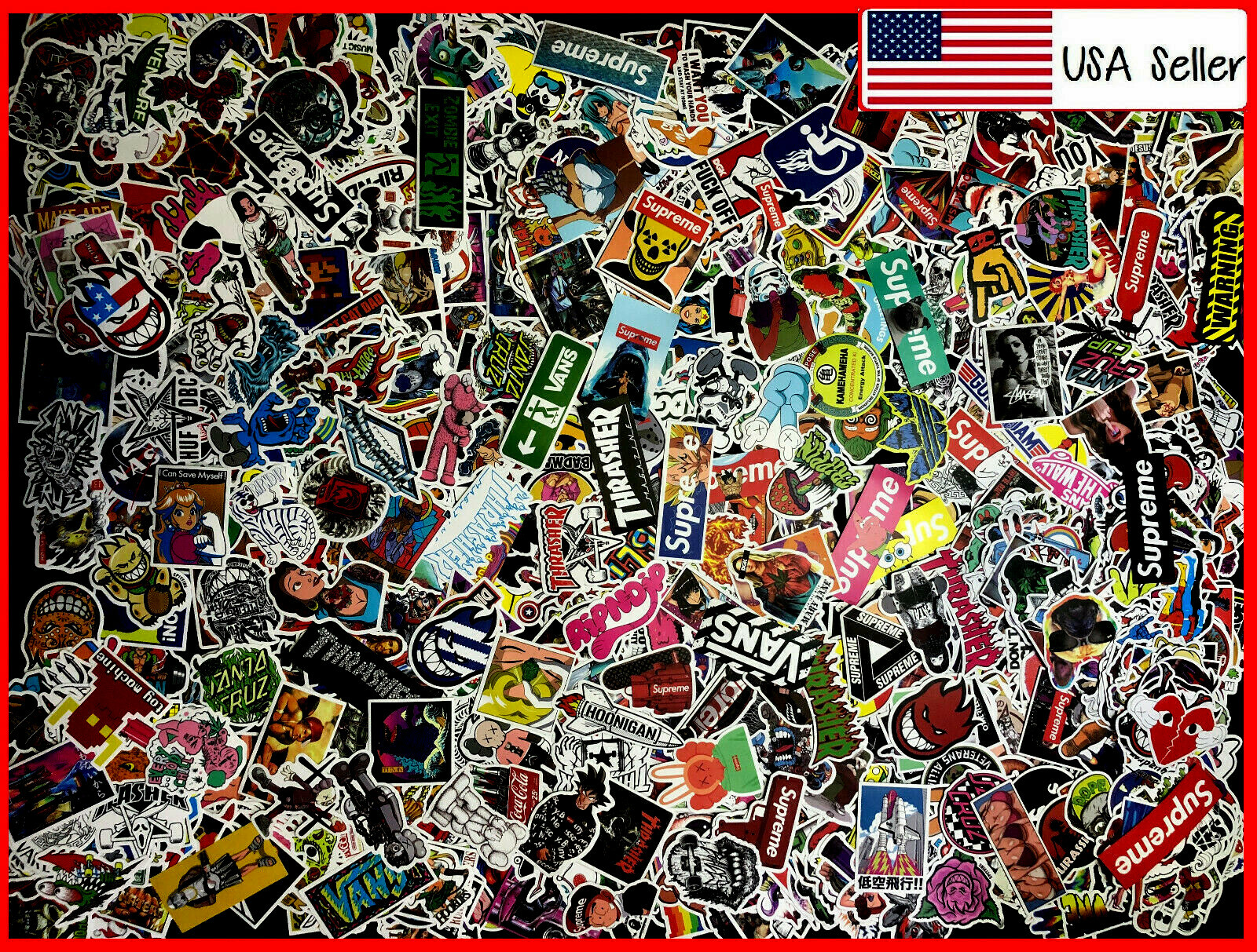 900 New Random Skateboard Stickers bomb Laptop Luggage Decals Dope Sticker Lot 900 New Random Skateboard Stickers bomb Laptop Luggage Decals Dope Sticker Lot