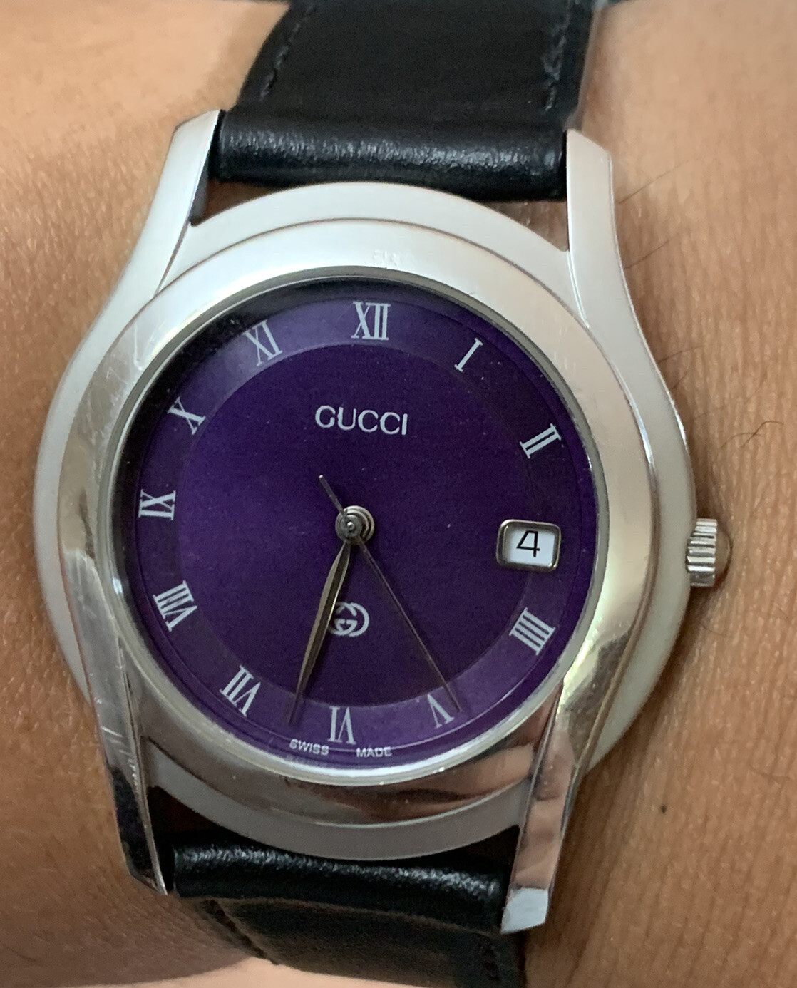 Gucci 5500M Quartz 35mm Unisex Watch