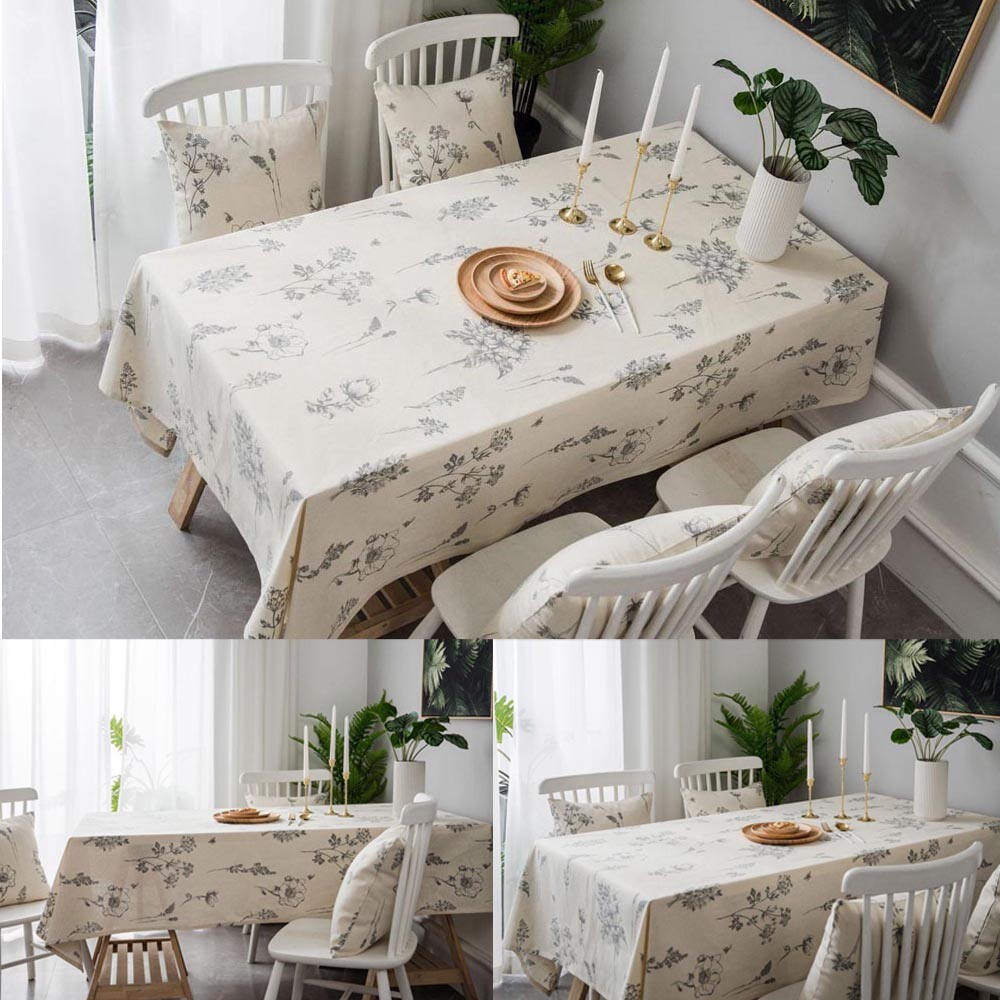 Rectangle Tablecloth Dining Room Kitchen Decor Cotton Linen Sofa Waist Cushions Rectangle Tablecloth Dining Room Kitchen Decor Cotton Linen Sofa Waist Cushions
